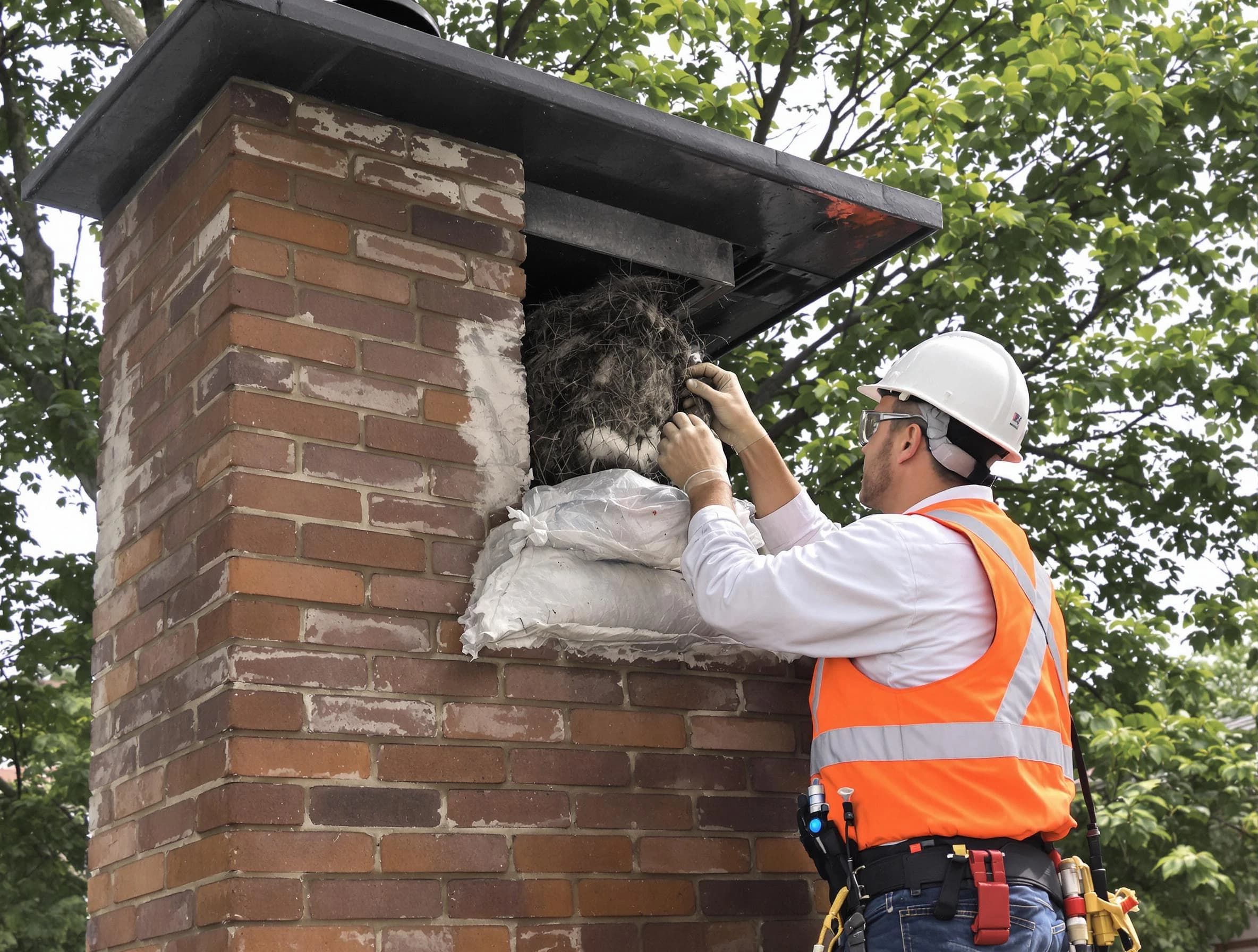 Humane removal of debris and animals by Portland Chimney Sweep in Portland, TN