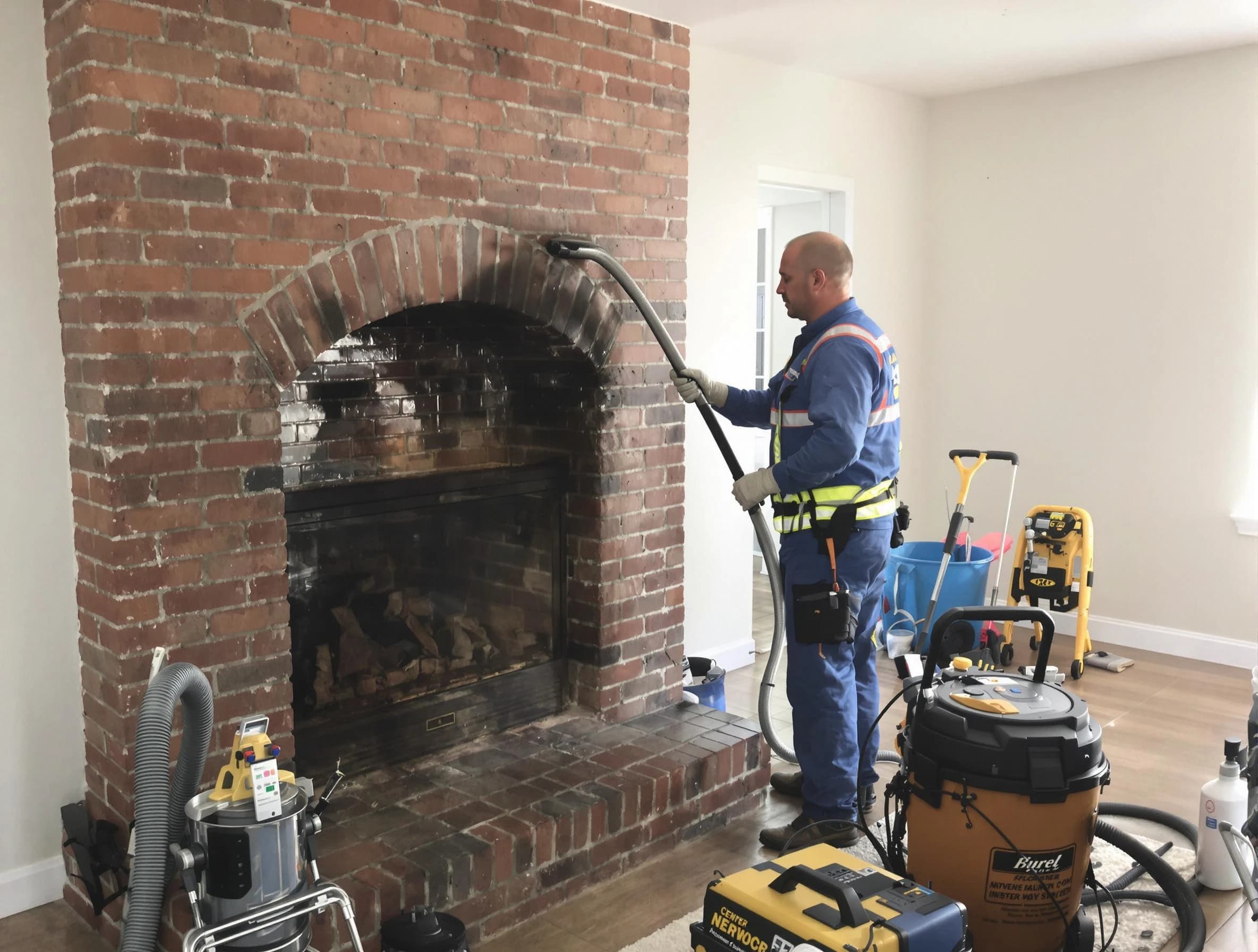 Portland Chimney Sweep expert performing detailed chimney sweep in Portland, TN
