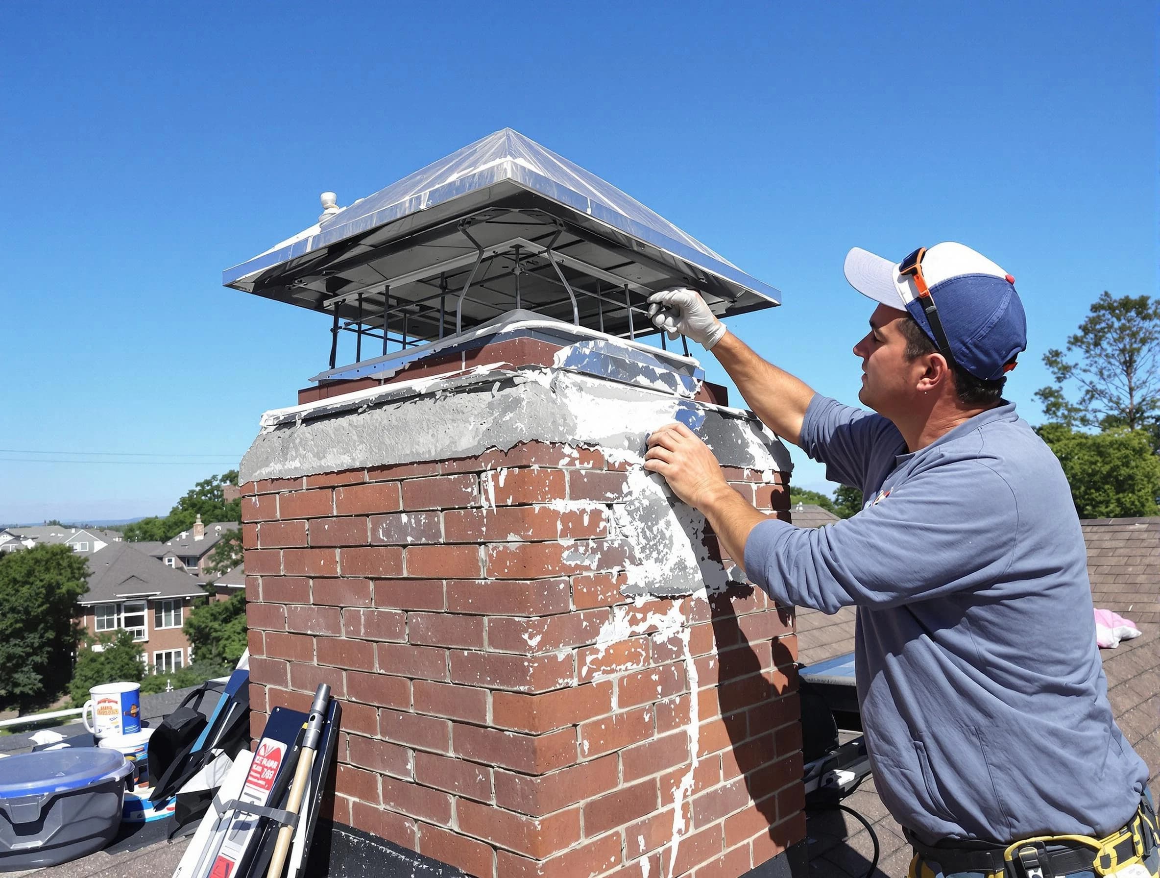 Chimney Crown Services service in Portland, TN