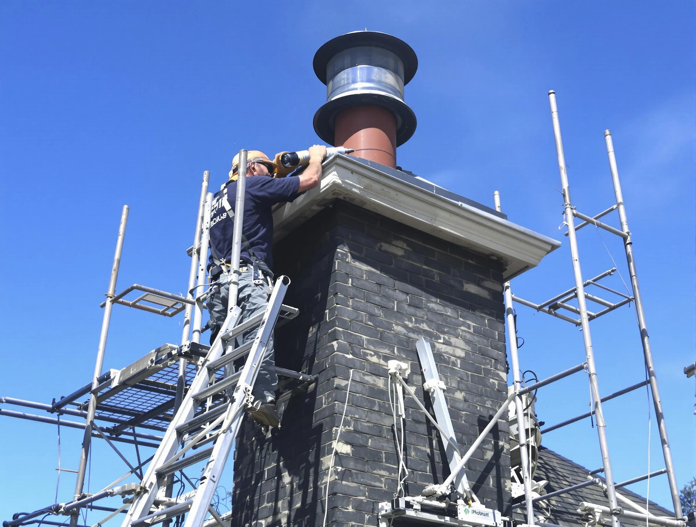 Sturdy chimney crown finished by Portland Chimney Sweep in Portland, TN