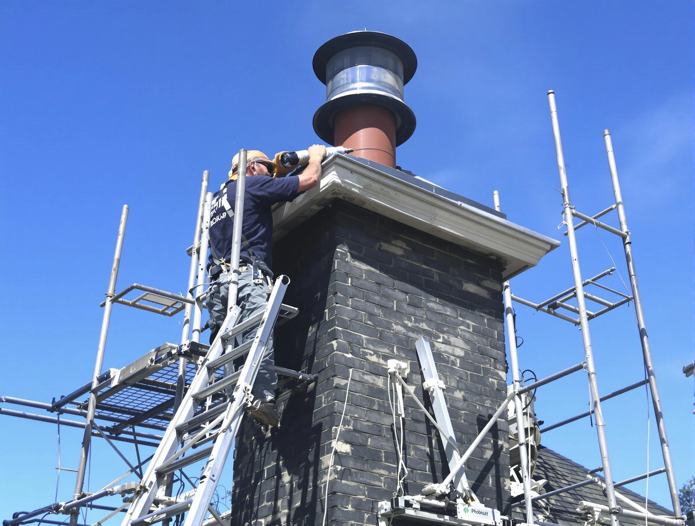 Sturdy chimney crown finished by Portland Chimney Sweep in Portland, TN