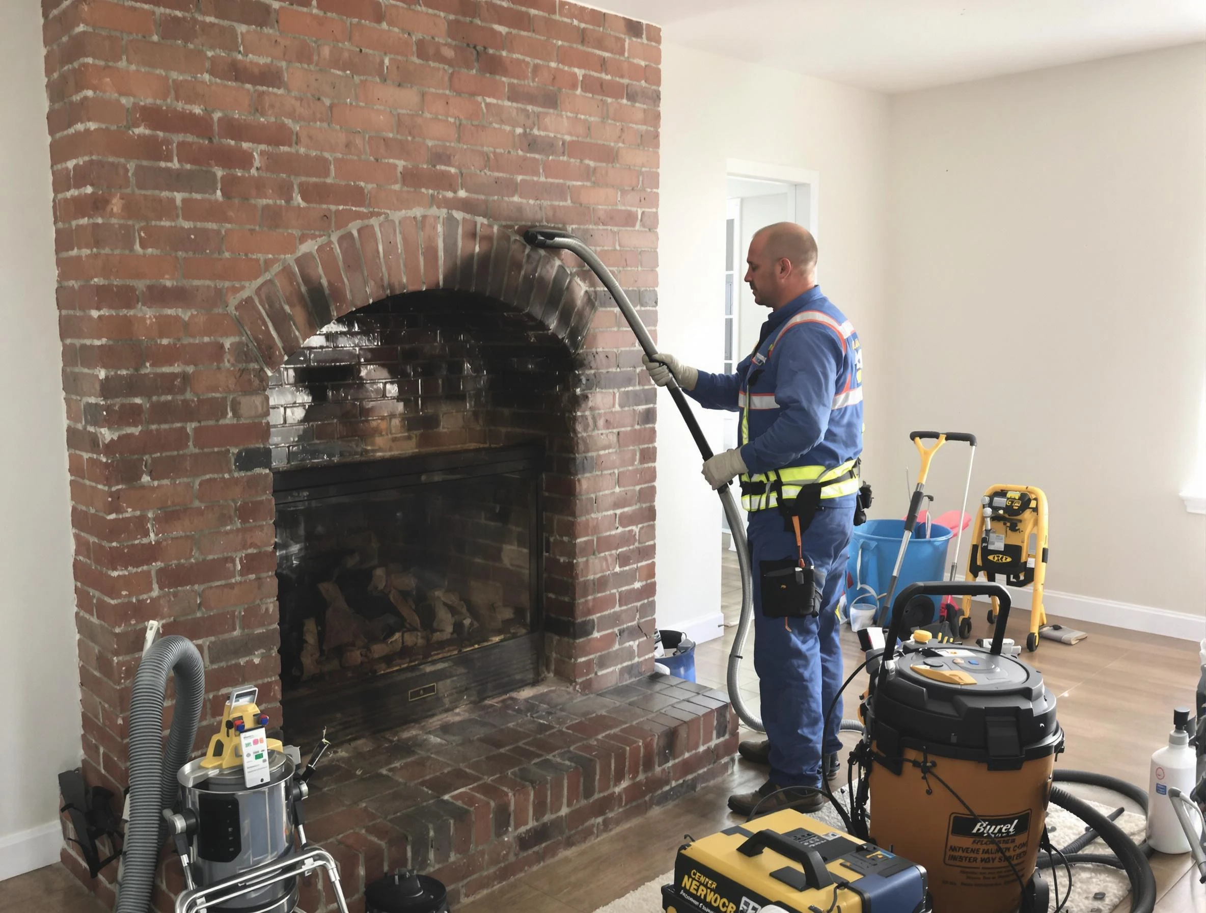Portland Chimney Sweep expert performing detailed chimney sweep in Portland, TN